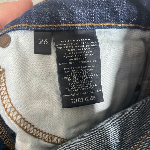 J Brand Womens Size 26 Aidan Ankle Jeans Blue 100% Cotton Mid Rise Pockets - Picture 8 of 9